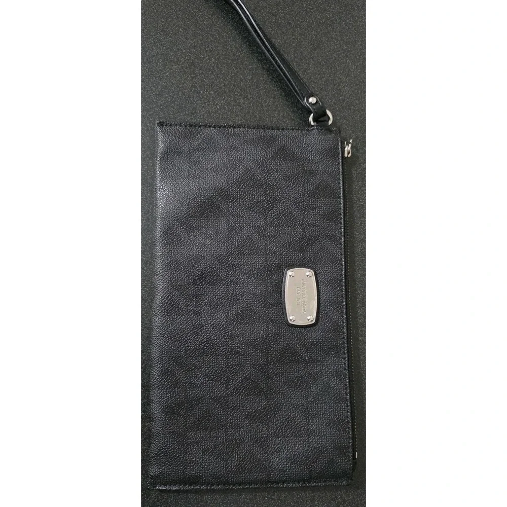 NEW‎ Michael Kors Jet Set Quilt Envelope Trifold Leather Wallet Wristlet Clutch - Picture 3 of 11